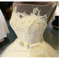 Vestimentes de noiva robe de mariage Robe de mariée en perles fait sur mesure en dentelle CWF2324